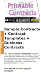 Mobile Screenshot of printablecontracts.com