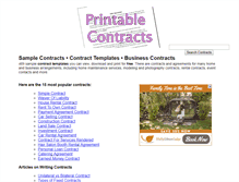 Tablet Screenshot of printablecontracts.com